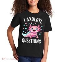 Axolotl Anime Cute Kawaii I Axolotl Questions Kids T-Shirt thumb 2