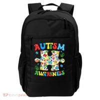 Autism Awareness Coquette Bow Autism Awareness Puzzle Piece Backpack thumb 0