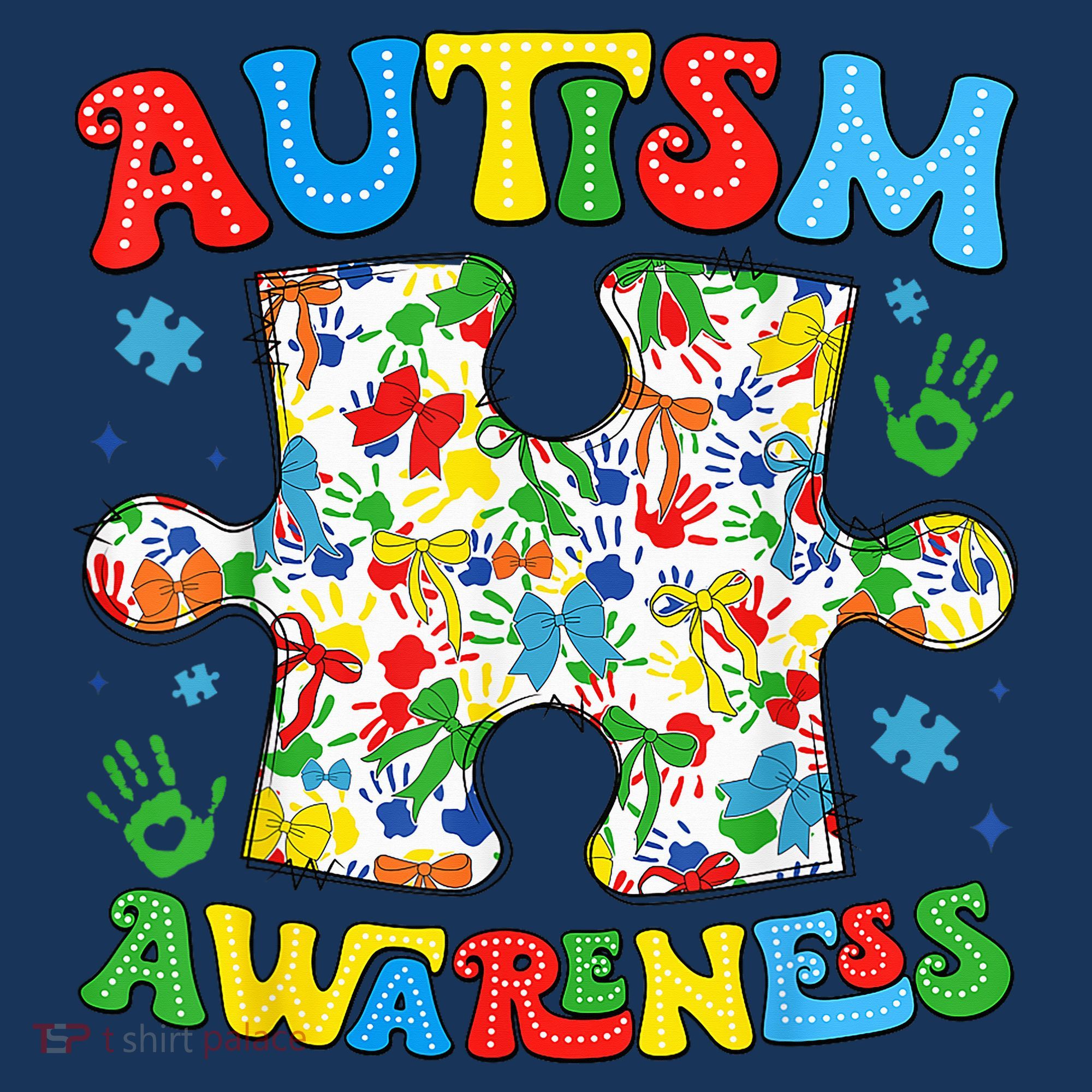 Autism Awareness Coquette Bow Autism Awareness Puzzle Piece Women's Hoodie