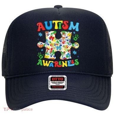 Autism Awareness Coquette Bow Autism Awareness Puzzle Piece Hat