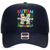 Autism Awareness Coquette Bow Autism Awareness Puzzle Piece Hat thumb 0
