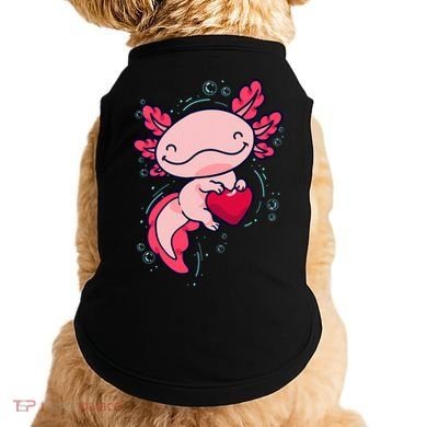 Axolotl Axolotl Cute Heart Doggie Tank