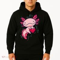 Axolotl Axolotl Cute Heart Hoodie thumb 2