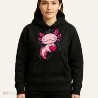 Axolotl Axolotl Cute Heart Hoodie thumb 5