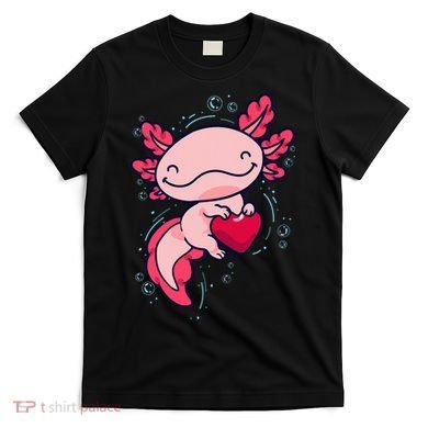 Axolotl Axolotl Cute Heart T-Shirt