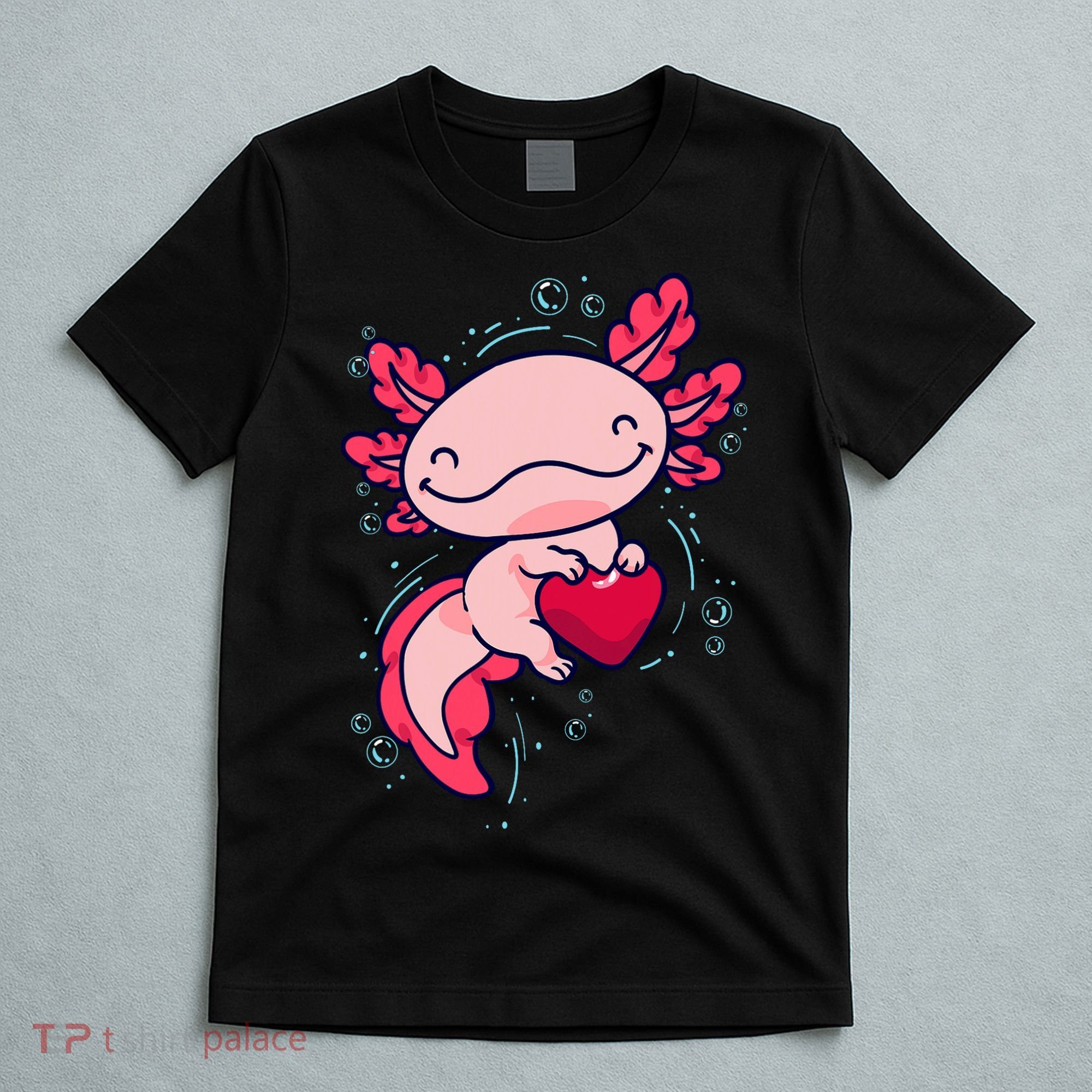 Axolotl Axolotl Cute Heart T-Shirt