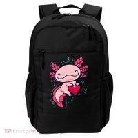 Axolotl Axolotl Cute Heart Backpack thumb 0