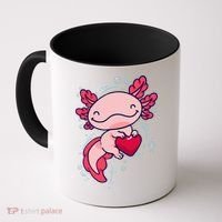 Axolotl Axolotl Cute Heart Coffee Mug thumb 0