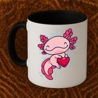 Axolotl Axolotl Cute Heart Coffee Mug thumb 2