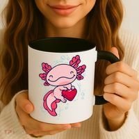 Axolotl Axolotl Cute Heart Coffee Mug thumb 3
