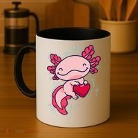 Axolotl Axolotl Cute Heart Coffee Mug thumb 4