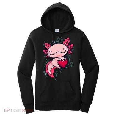 Axolotl Axolotl Cute Heart Women's Hoodie
