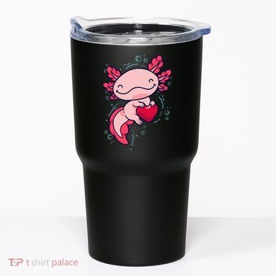 Axolotl Axolotl Cute Heart Tumbler