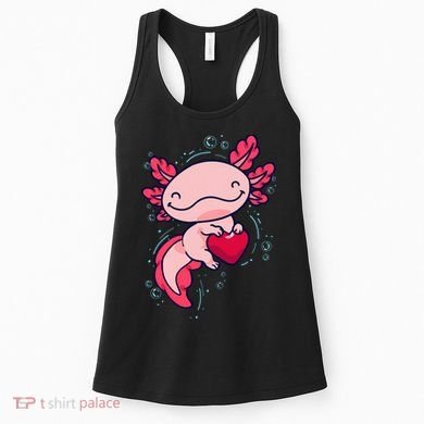 Axolotl Axolotl Cute Heart Women's Tank Top