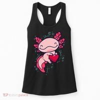 Axolotl Axolotl Cute Heart Women's Tank Top thumb 0