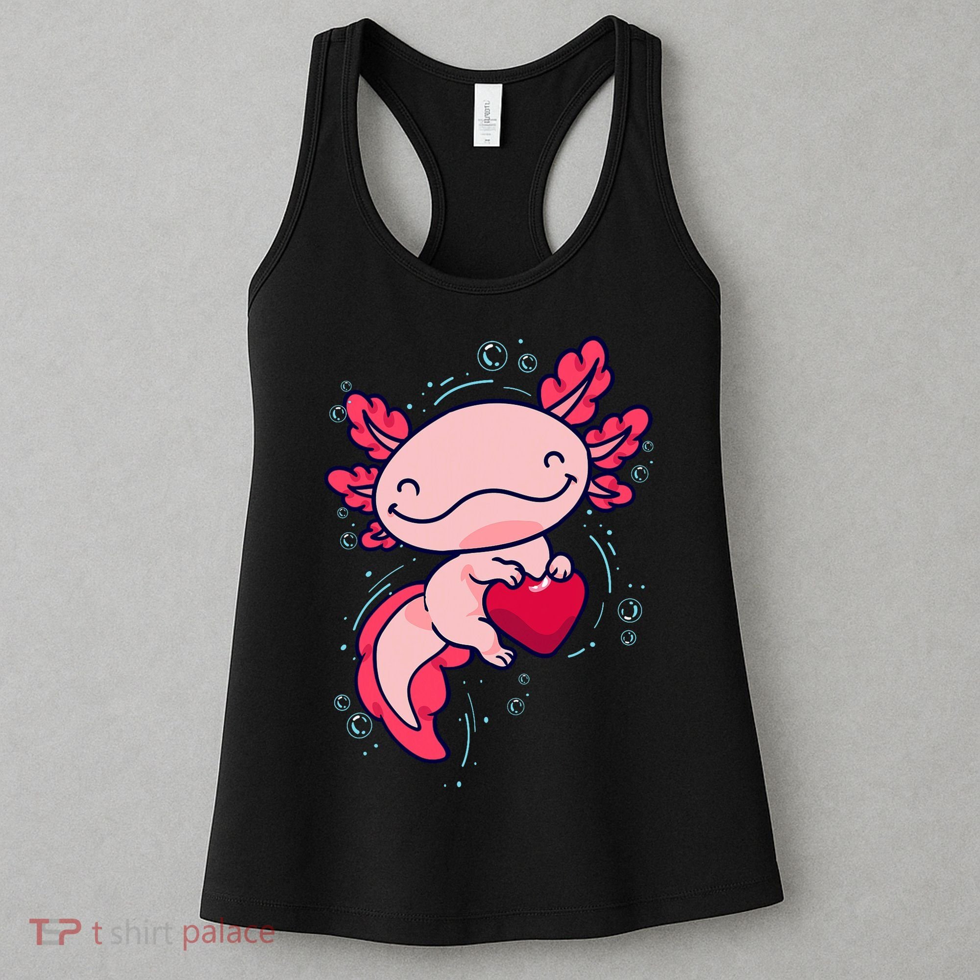 Axolotl Axolotl Cute Heart Women's Tank Top
