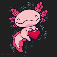 Axolotl Axolotl Cute Heart Hat thumb 2