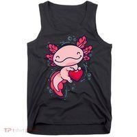 Axolotl Axolotl Cute Heart Tank Top thumb 0