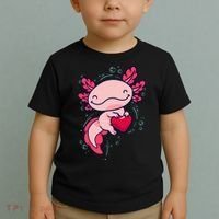 Axolotl Axolotl Cute Heart Toddler T-Shirt thumb 2