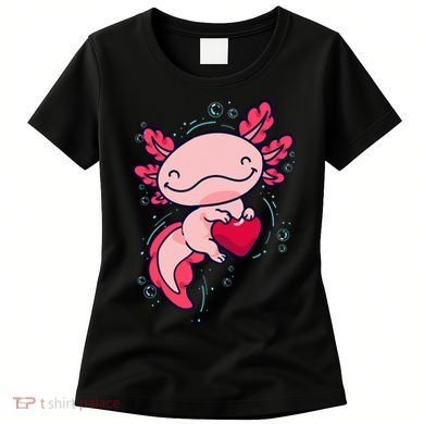 Axolotl Axolotl Cute Heart Women's T-Shirt