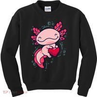 Axolotl Axolotl Cute Heart Kids Sweatshirt thumb 0