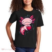 Axolotl Axolotl Cute Heart Kids T-Shirt thumb 2