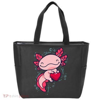Axolotl Axolotl Cute Heart Tote Bag