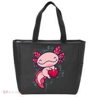 Axolotl Axolotl Cute Heart Tote Bag thumb 0