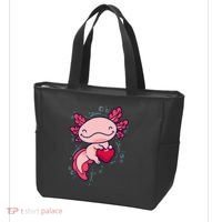 Axolotl Axolotl Cute Heart Tote Bag thumb 3