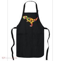 Autism Awareness Cute Dinosaur T Rex Apron thumb 0