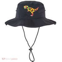 Autism Awareness Cute Dinosaur T Rex Bucket Hat thumb 0