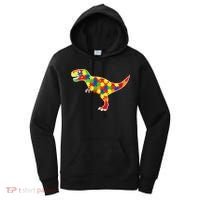 Autism Awareness Cute Dinosaur T Rex Women's Hoodie thumb 0