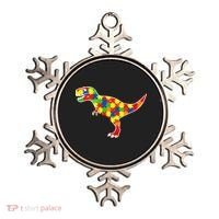 Autism Awareness Cute Dinosaur T Rex Ornament thumb 0