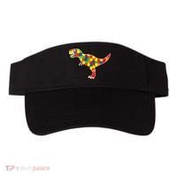 Autism Awareness Cute Dinosaur T Rex Visor thumb 0