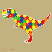 Autism Awareness Cute Dinosaur T Rex Sweatshirt thumb 2