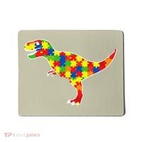Autism Awareness Cute Dinosaur T Rex Mousepad thumb 0
