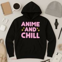 Anime And Chill Hoodie thumb 3