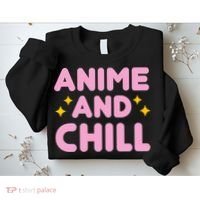 Anime And Chill Sweatshirt thumb 2