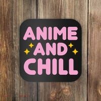 Anime And Chill Coaster thumb 0