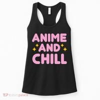 Anime And Chill Women's Tank Top thumb 0