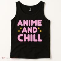 Anime And Chill Tank Top thumb 2