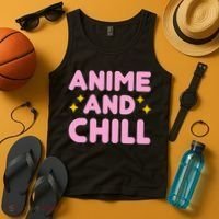 Anime And Chill Tank Top thumb 4