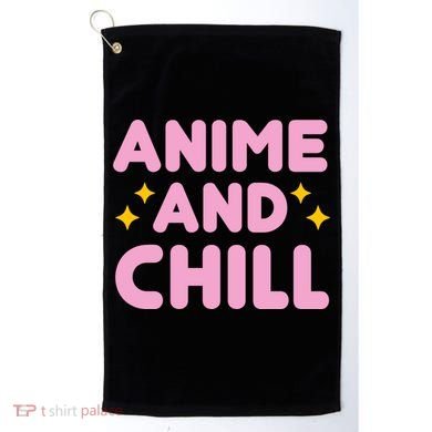 Anime And Chill Golf Towel