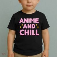 Anime And Chill Toddler T-Shirt thumb 2