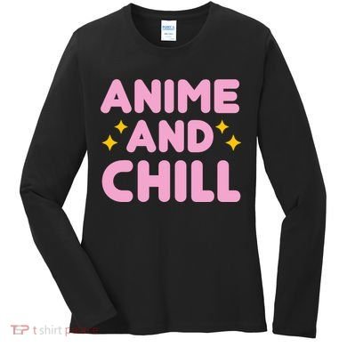 Anime And Chill Women's Long Sleeve Shirt