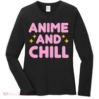 Anime And Chill Women's Long Sleeve Shirt thumb 0