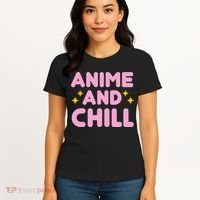 Anime And Chill Women's T-Shirt thumb 4