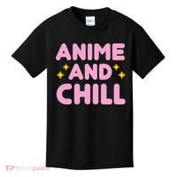Anime And Chill Kids T-Shirt thumb 0