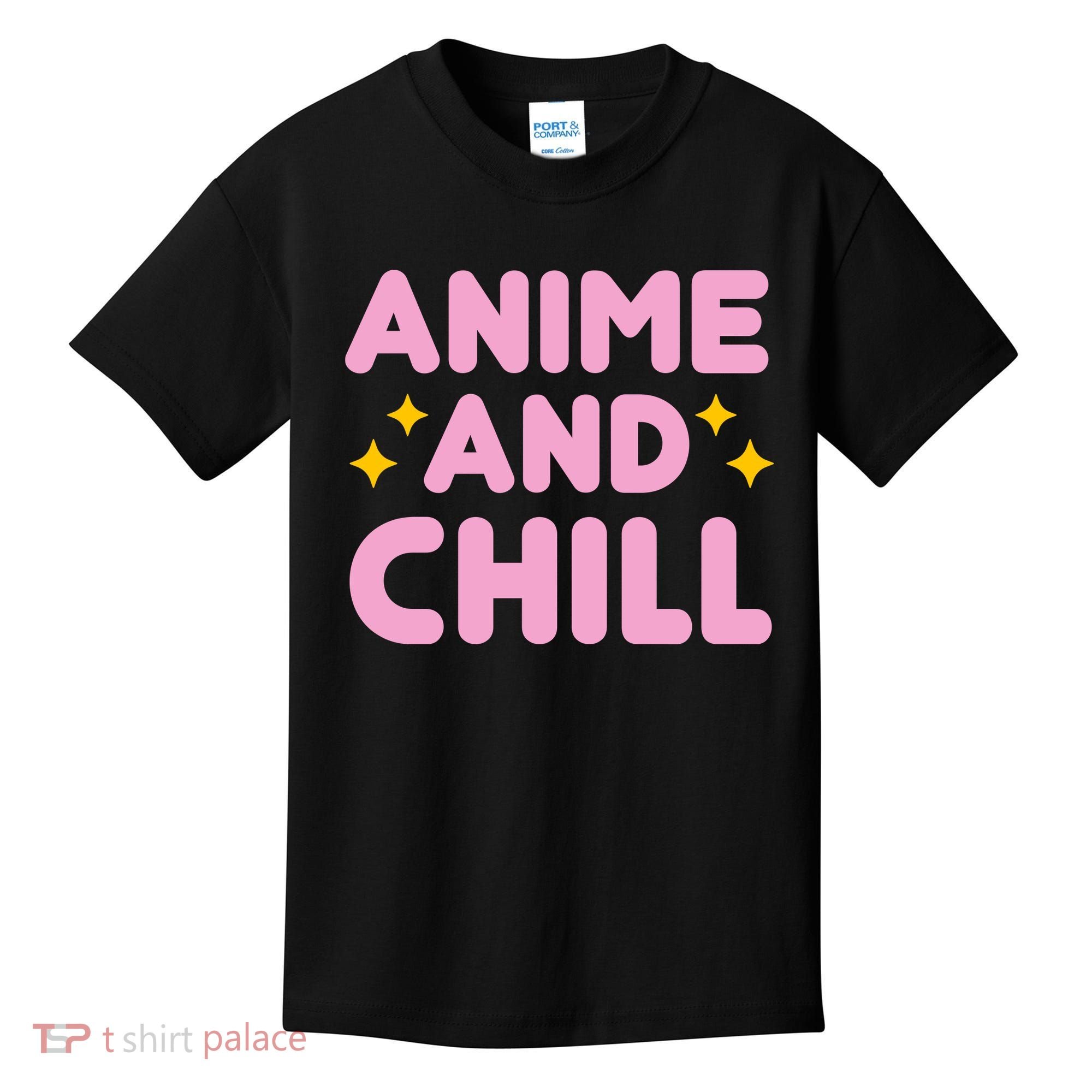 Anime And Chill Kids T-Shirt