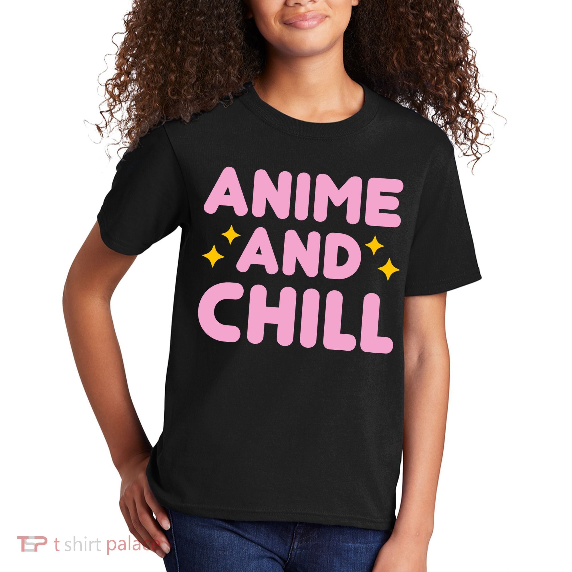 Anime And Chill Kids T-Shirt
